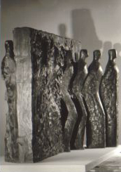 Mauer, 1968, Bronze